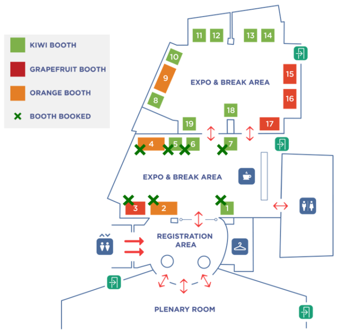 Booth map