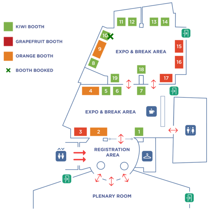 Booth map