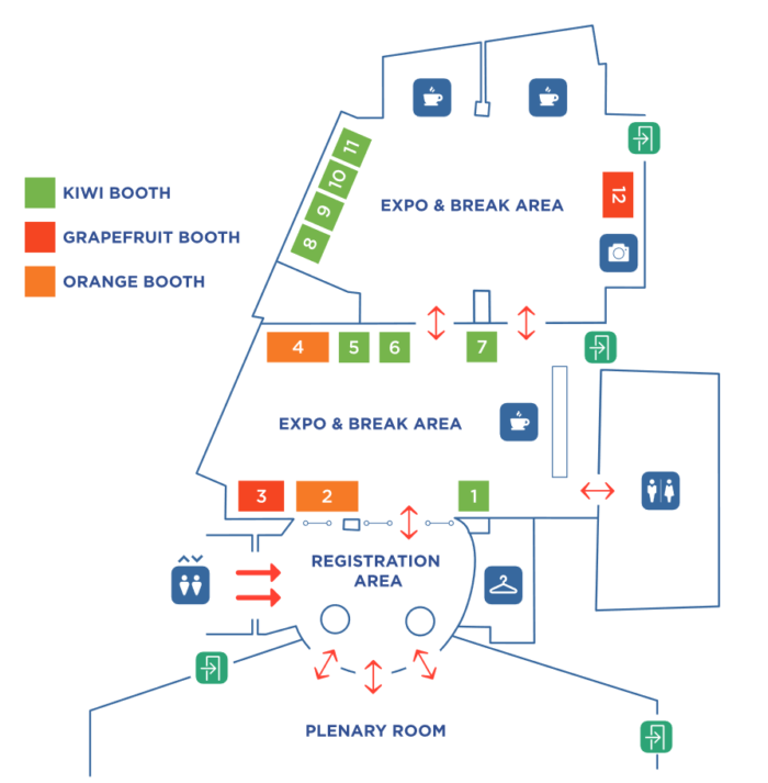 Booth map