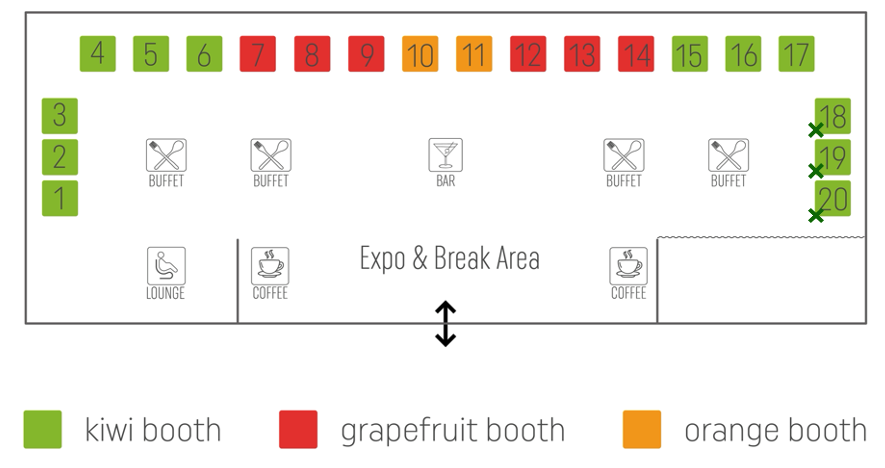 Booth map