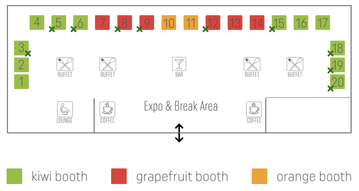 Booth map