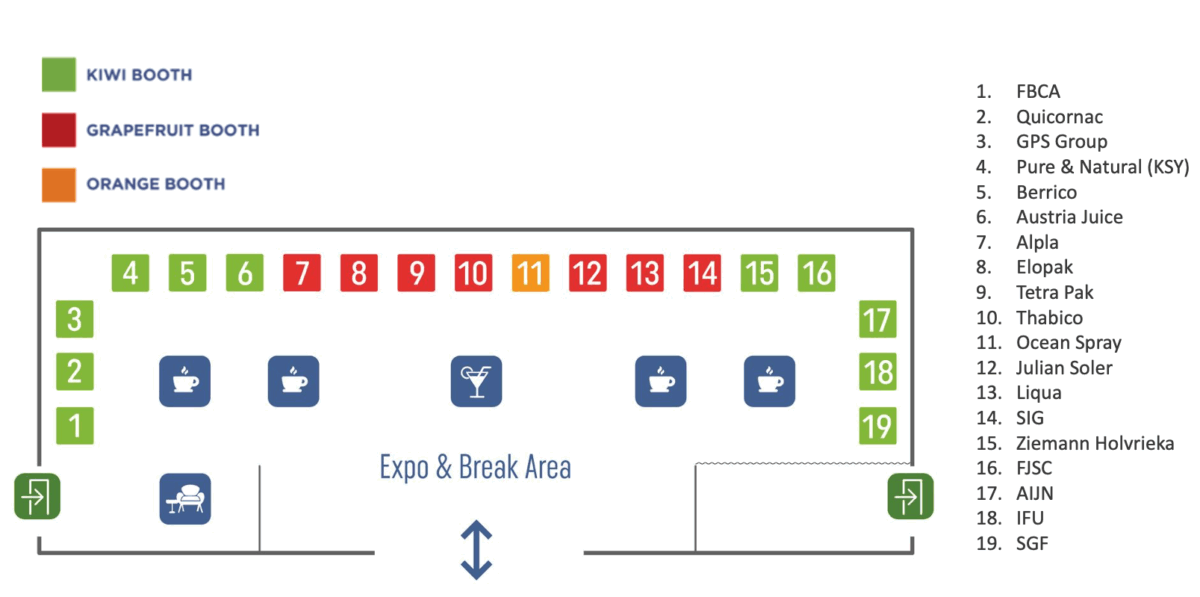 Booth map