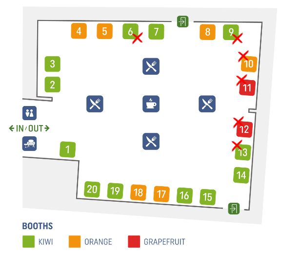 Booth map