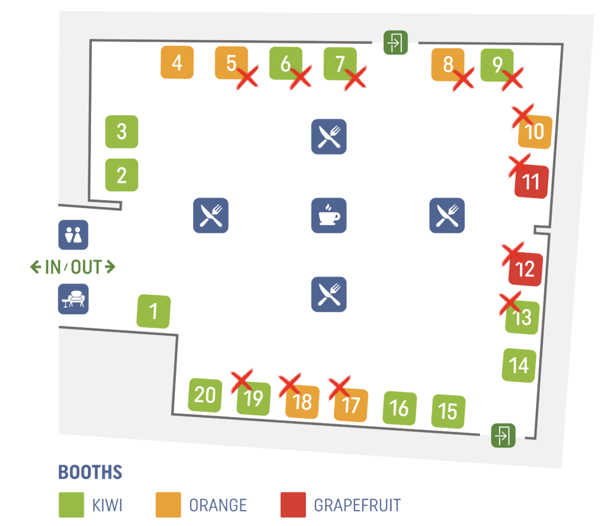 Booth map