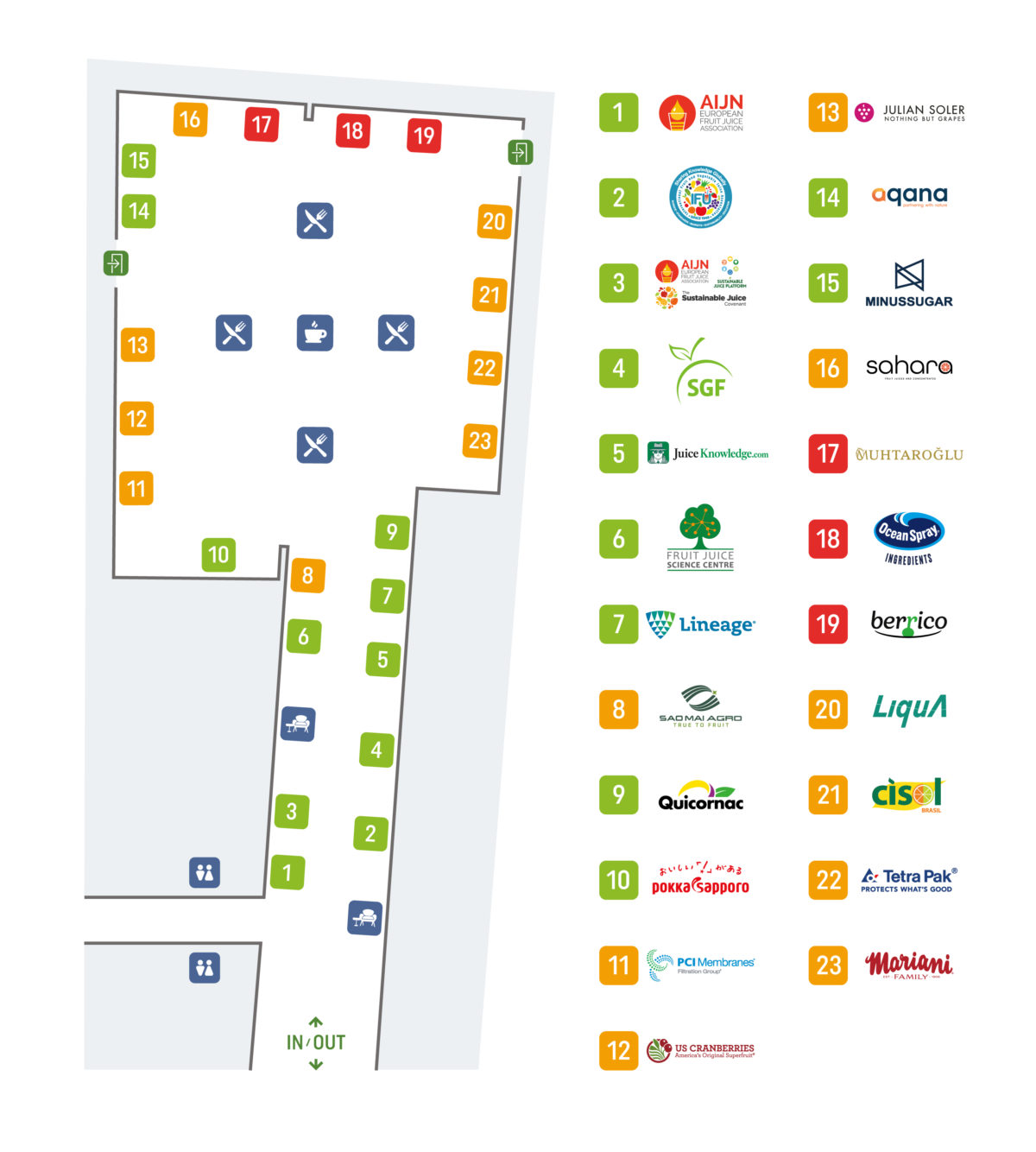 Booth map